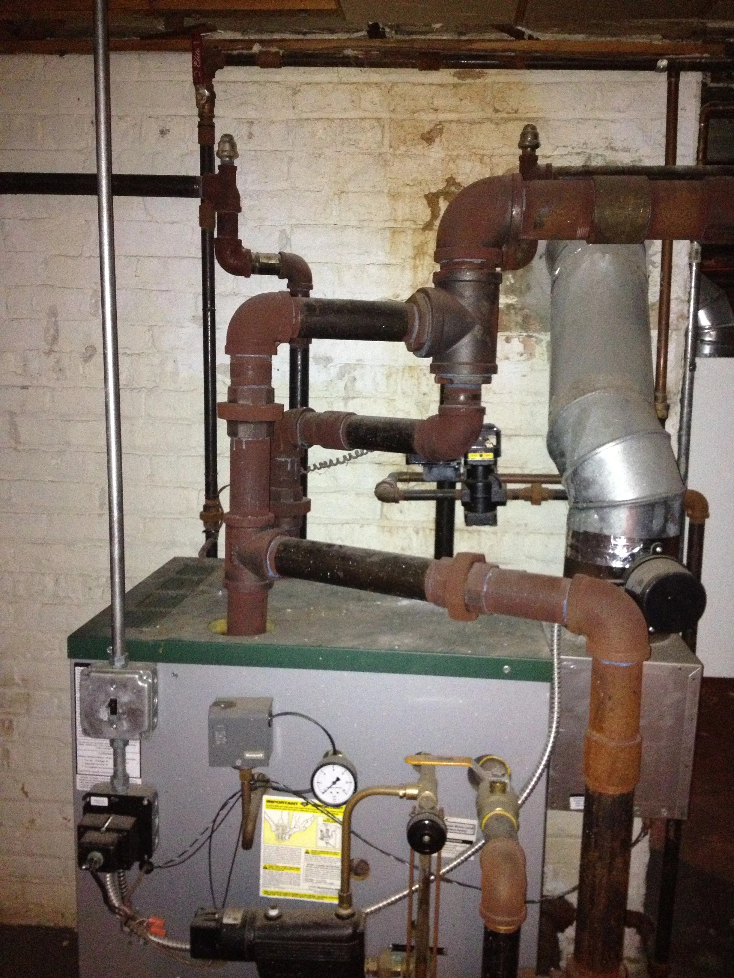 Steam Boiler Header — Heating Help The Wall